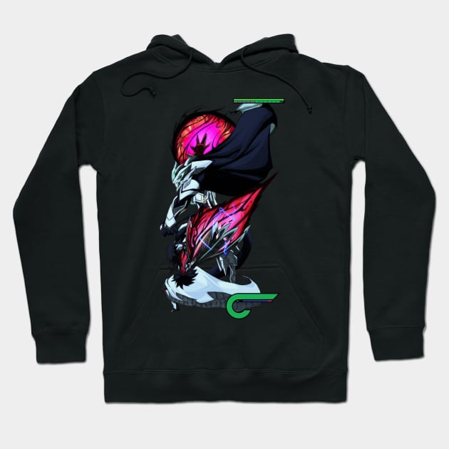 Secret Boss - Titanus Bahamut (Ghost Type) Hoodie by Xonaar Illustrations